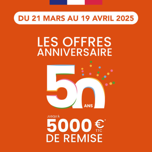 Les Offres Anniversaire Gustave Rideau : jusqu’à 5000 € de remise sur toute la gamme !