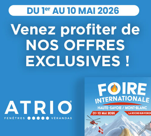 Du 1er au 10 mai, venez profiter de nos OFFRES EXCLUSIVES sur la Foire internationale de La Roche-sur-Foron !